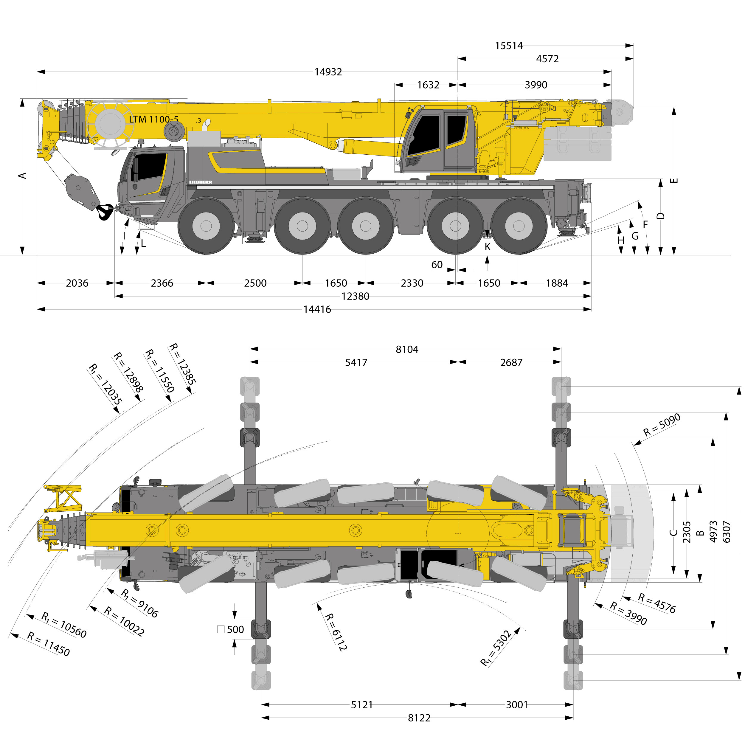 Grue 100T - Grue mobile à louer en Île-de-France et Normandie